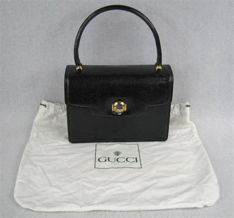 gucci black leather bag with strap and lock|vintage Gucci bag black leather.